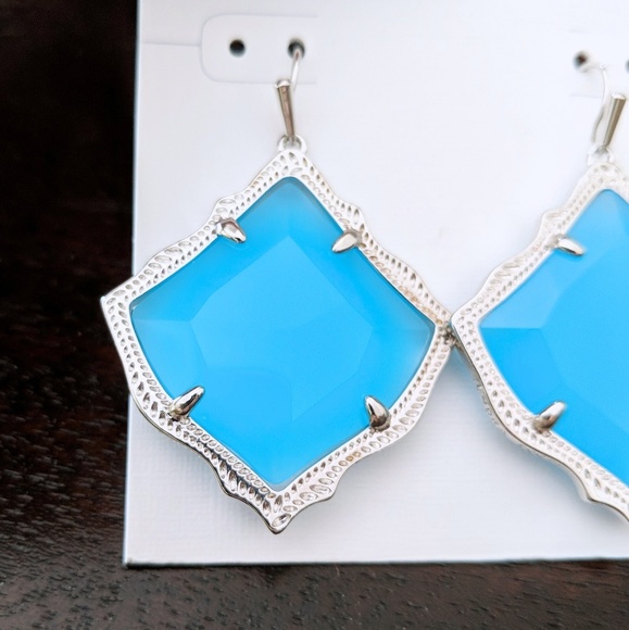 NWT Kendra Scott Aqua Chalcedony Kirstens - Picture 2 of 4